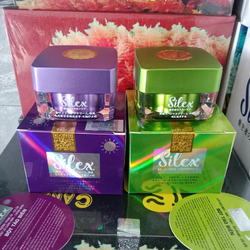[Ngày &đêm] kem silex xanh tảo biển và silex tím dành cho da nám,thâm mụn,dưỡng trắng Làm trắng răng Cấp nước Kiểm soát dầu 4