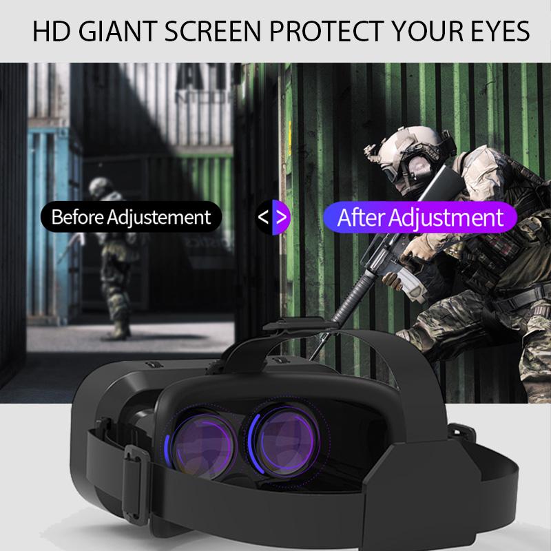Original G10 IMAX Giant Screen VR Glasses 3D Virtual Reality Box Google Cardboard Helmet for 4.7 7" Smartphone Matching Joystick - Image 7