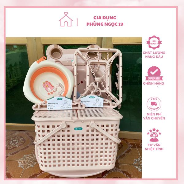 Combo ĐI SINH | Chậu tắm ếch + Làn đi sinh + Chậu gấp gọn + Móc phơi + Móc chùm 24 Kẹp Cho Bé comboso combo thau combo _