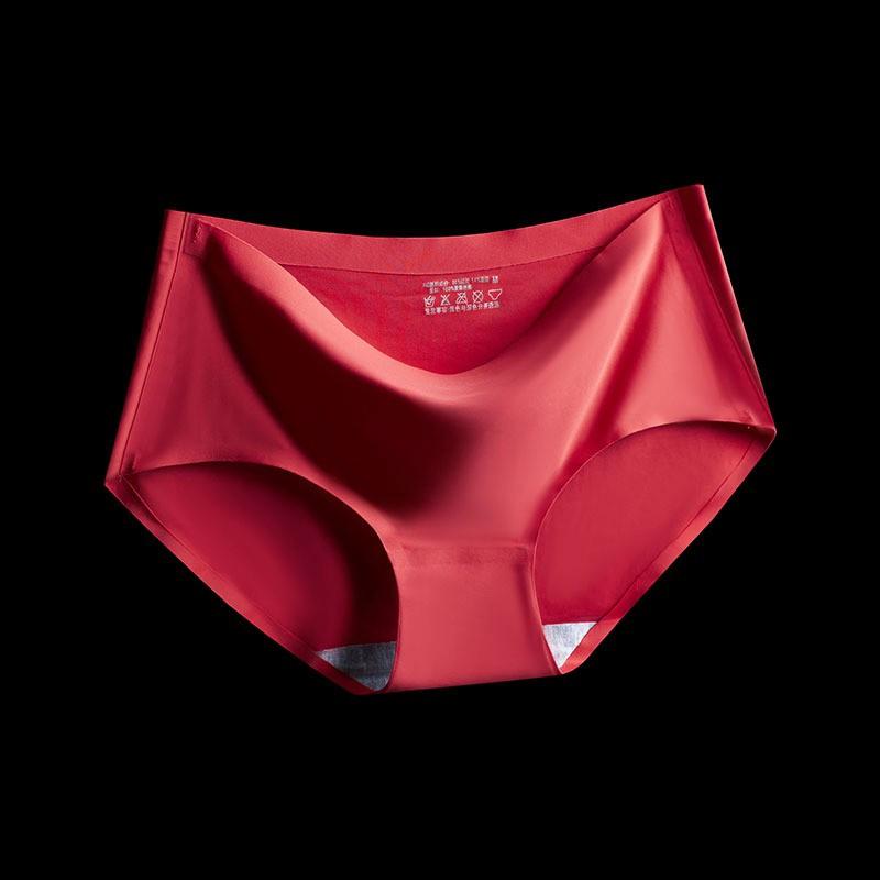 Product Introduction of Women Fashion One Piece Seamless Ice Silk Panties Girls Underwear Panty 0