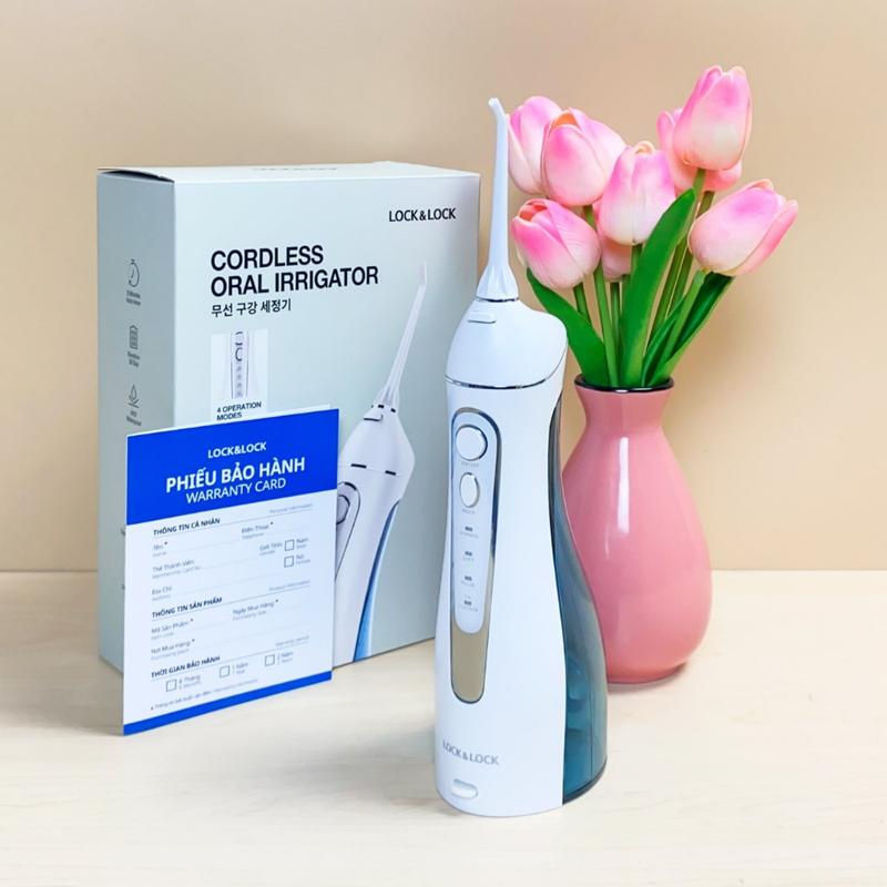 Máy Tăm Nước Không Dây Lock&Lock Cordless Oral Irrigator ENR156BLU