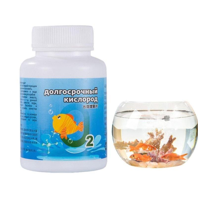 PRWL Pet Mới Mạnh mẽ Viên Oxy Hồ Cá Chất khử mùi Hiệu quả Viên Oxy Tăng Cường…