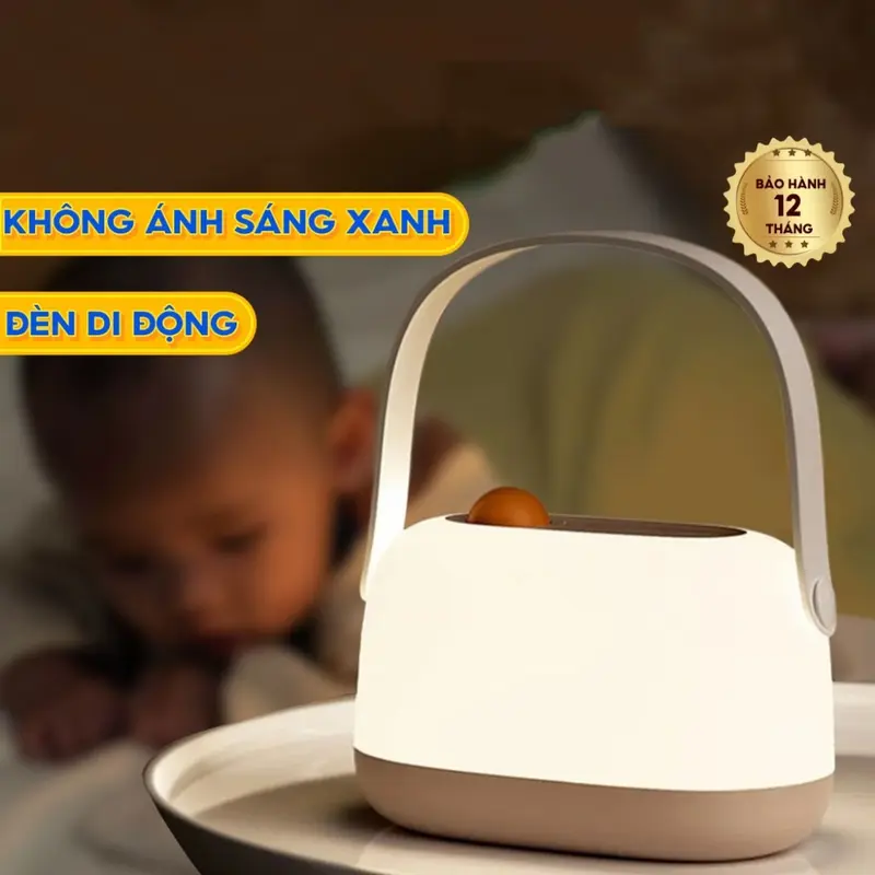 Đèn ngủ bé sơ sinh, đèn ngủ di động, đèn ngủ bỉm sữa, chống ánh sáng xanh, bảo vệ mắt giúp mẹ hút sữa và cho bé ti đêm Phụ Kiện 0