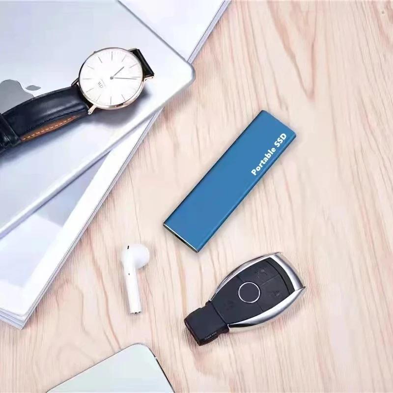 High Speed Portable SSD 1TB External Solid State Drive USB3.1 Type-C Interface Hard Drive Mass Storage Disk for Laptop/Mac/Phone 5