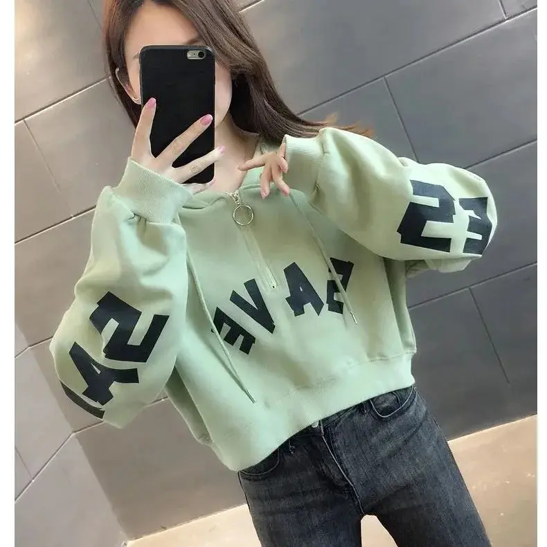 (SAN) Save Croope Oversize Sweater Fleece Hoodie & Sweatshirt Fashion Wanita 6