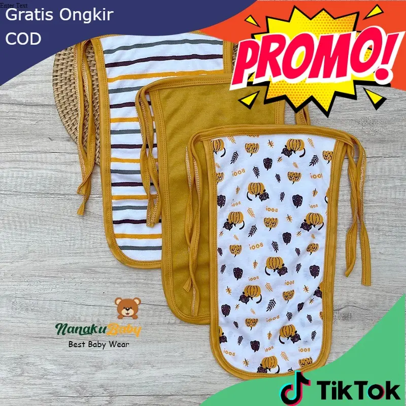 ( SERIES YELLOW ) 6 PCS & 12 PCS Popok Kain Bayi Newborn Rekomendasi Usia 0-3 Bulan Celemek
