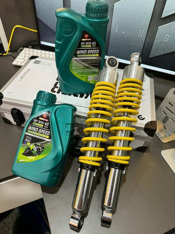 [COMBO] 2 NHỚT WIND SPEED GP300 - 800ML + CẶP PHUỘC NICE