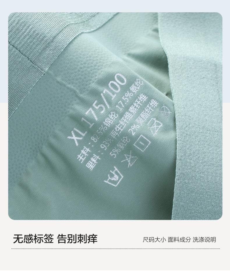 Product Introduction of Summer Ultra-Thin Cooling 40D Men's Boxer Briefs – Ice Silk, Anti-Bacterial, Breathable, Seamless & Stretchable Underwear for Men 22