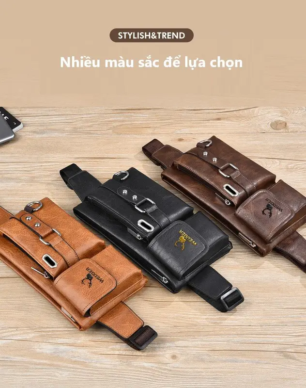 TÚI ĐEO HÔNG DA NAM Đa Năng MẪU MỚI CAO CẤP PHONG CÁCH HÀN QUỐC 8