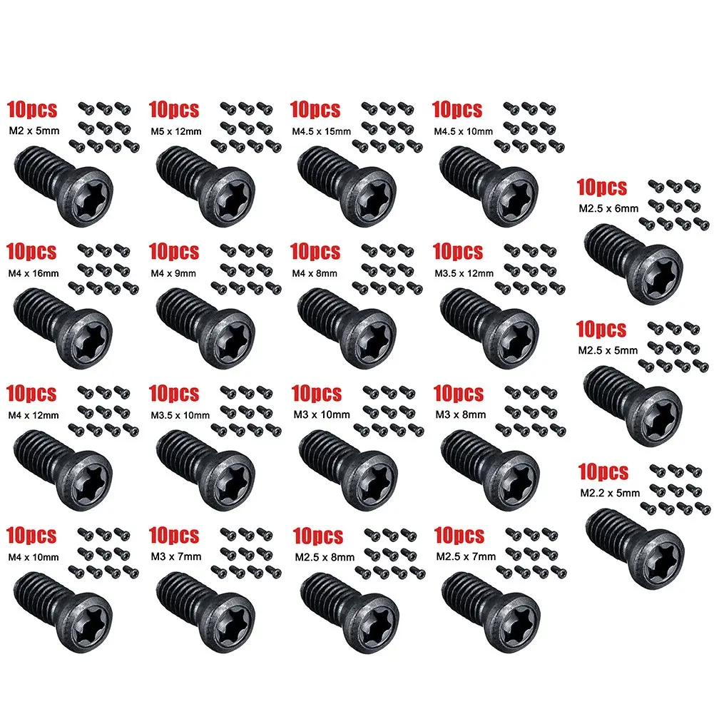 M2 M2.5  for M3  for M3.5  M5 Torx Screws For Replace Carbide Blades CNC Lathe Tools
