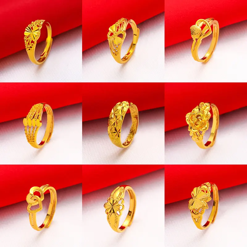 2024 New Jewelry Women's Rose Ring Ring