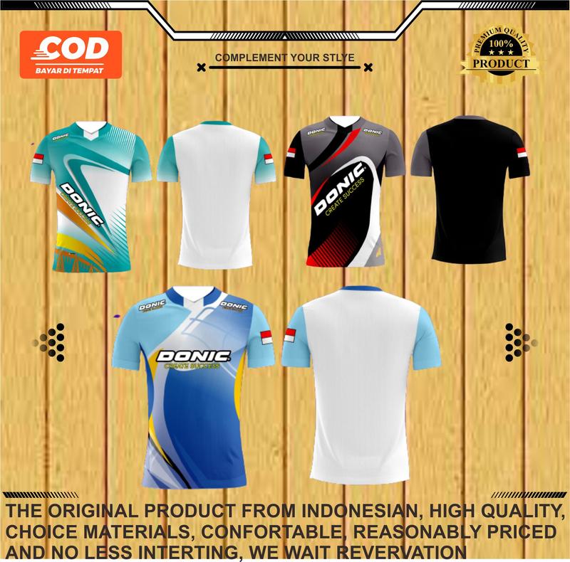 Product Introduction of JERSEY TENIS MEJA PRIA WANITA MOTIF TERBARU Sport 5