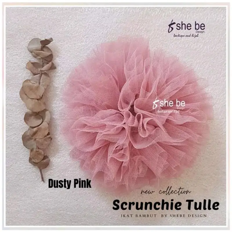 PROMO Ikat Rambut Cepol Jumbo scrunchie Anti Pusing Karet 1