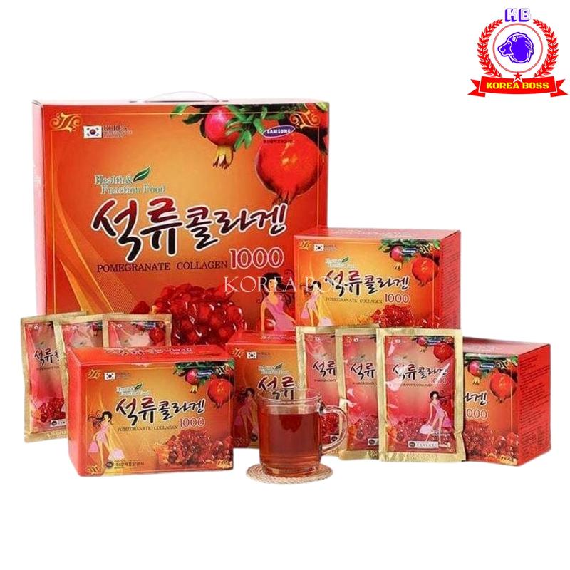 Product Introduction of Nước lựu Collagen hàn quốc Kanghwa, hộp 30 gói x 80ml 22
