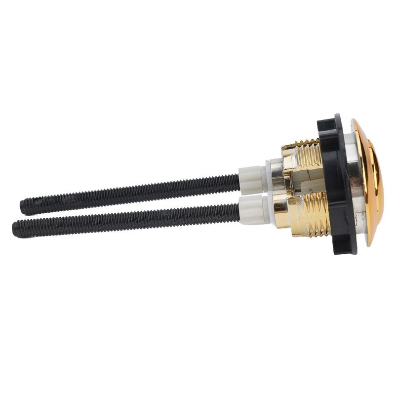 38mm Gold Toilet Push Button for Mechanical Top Flush Valve Dual Flush 7