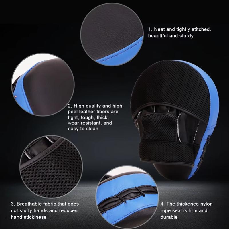 Product Introduction of 1pcs New Durable Boxing Hand Target Pad Shock Absorption Ergonomic Design Fighting Hand Target Light Weight Boxing Sack Bag Fitness Accessories 18