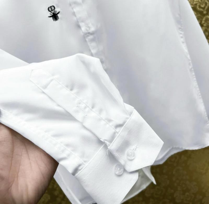 Product Introduction of Áo sơ mi nam dài tay ᵰgực thêu chữ kí họa tiết thêu ong bay boy phố - Menswear Kate 8