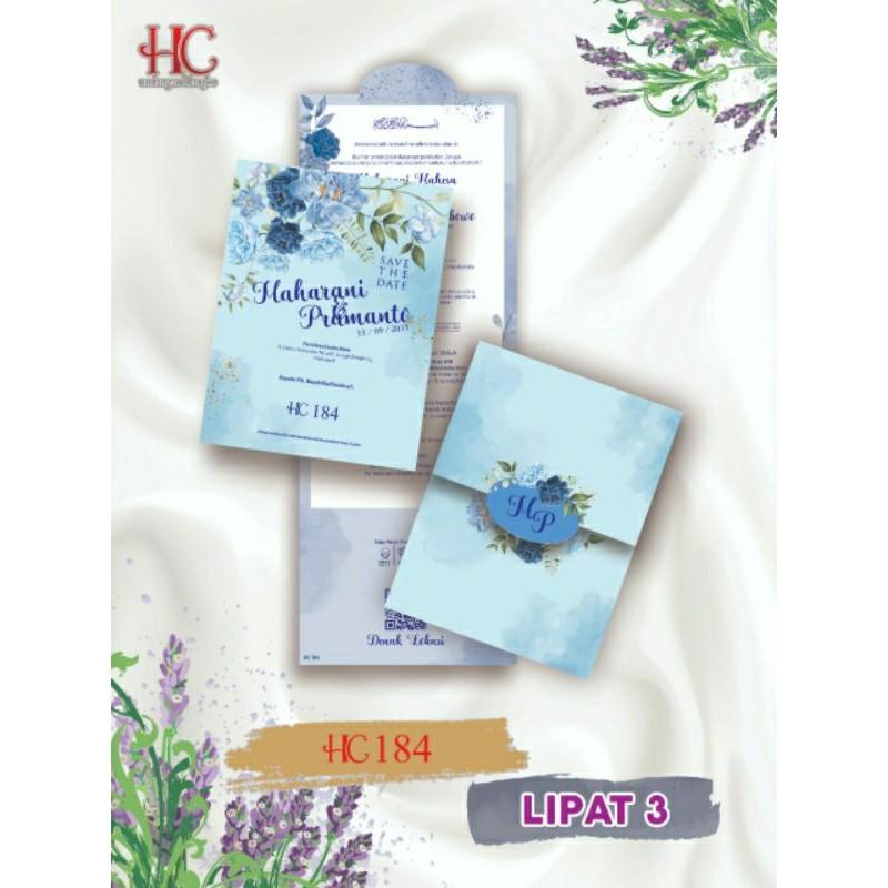 Undangan Pernikahan Kekinian HC 184 Elegan Modern Paket Lengkap 100 PCS Gratis Label & Plastik - JanjiKita | Default