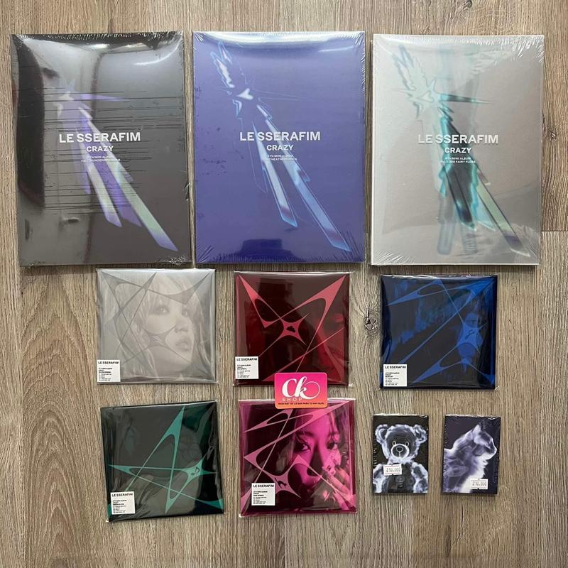 Bộ ảnh album LE SSERAFIM - CRAZY có sẵn
