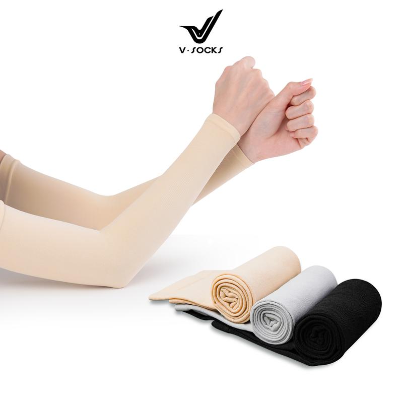 Găng Tay Chống Nắng Chống UV VSOCKS Không Xỏ Ngón Thun Lạnh Co Giãn 4 Chiều - OTK02
