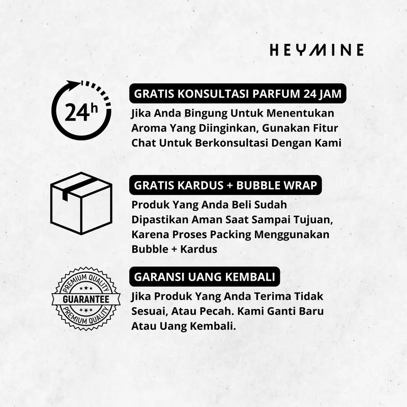 Parfum Heymine Sweet Heart  For Women - Parfume Wanita Aroma Manis Lembut Dan Powdery Garansi Tahan Lama 4