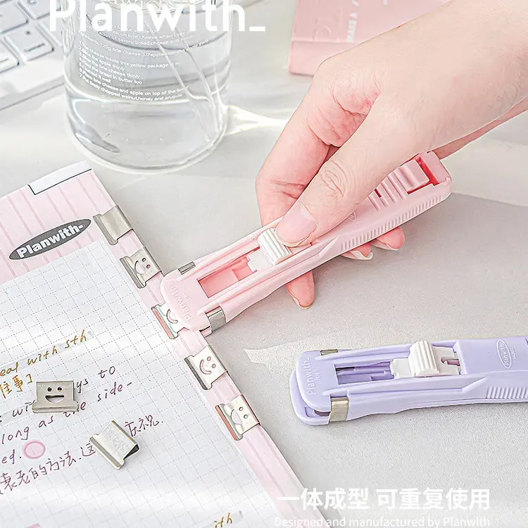 Set ghim tài liệu Planwith Clip Folder Thư mục lưu trữ nhiều màu sắc [taphoagaunho] 6