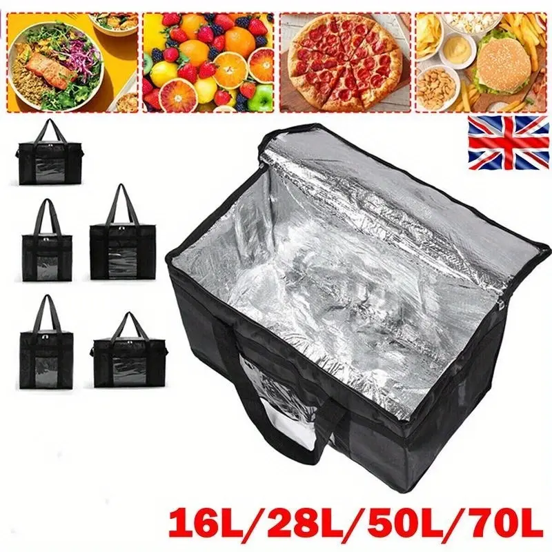 16L/28L/50L Large Cooling Cooler Cool Bag Picnic Camping Food Ice Drink Lunch Box