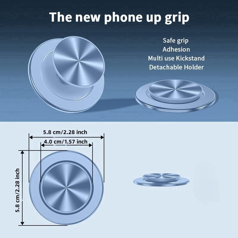 Portable Lightweight Magnetic Expanding Phone Holder, Magnetic Mobile Phone Grip, Universal Collapsible Mobile Phone Accessories Compatible with iPhone 15/14/13/12 Series, Magnetic Phone Mount, Birthday Gift Ideas 7
