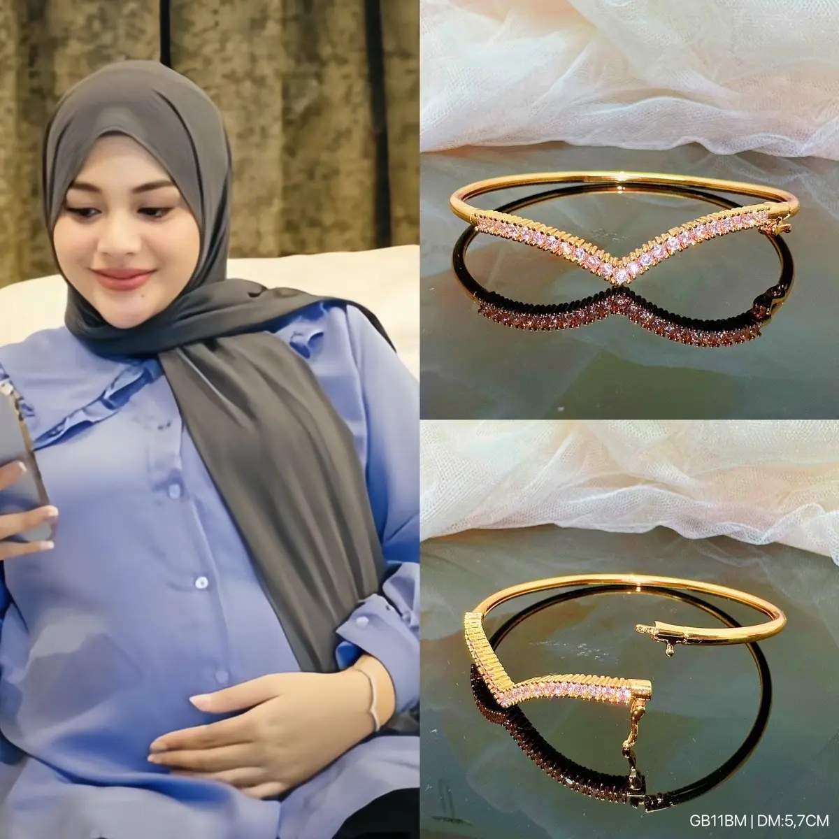gelang bangle Fashion wanita GB25BM