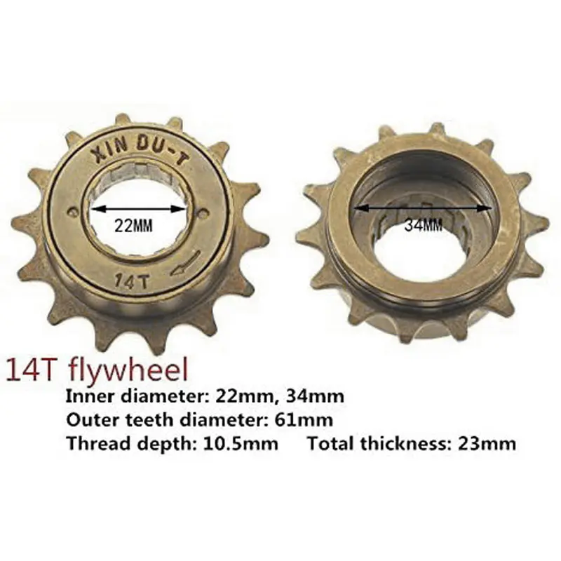 Phụ Kiện Xe Đạp, Bánh Răng Xe Đạp 34MM, 12T / 14T / 16T Bánh Xe Tự Do Xe Đạp, Bánh Xích Tốc Độ Đơn, Thích Hợp Cho Xe Đạp 2