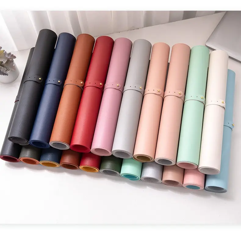 Tấm lót bàn di chuột cỡ lớn - Thảm da trải bàn làm việc Deskpad - Lót Chuột Mouse pad bằng da PU - Di chuột mượt mà 6