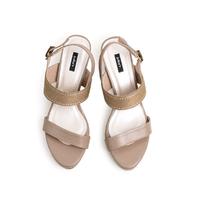 Gambar JULIA'R SHOES R0086 Women Slingback High Heels with Canvas Accent in Khaki - Khaki, 37 dari julia'r shoes Kota Bandung 3 Tokopedia
