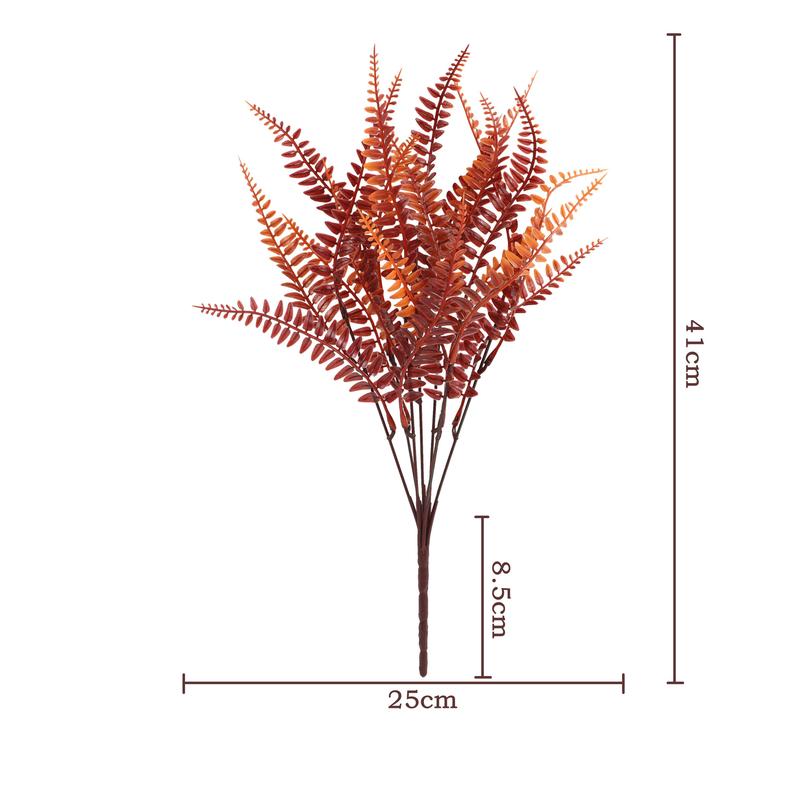 Product Introduction of Artificial Fall Flowers Outdoor UV Resistant Greenery Shrubs Plant for Thanksgiving Festival Wedding Home Decoration Fake Flower 8