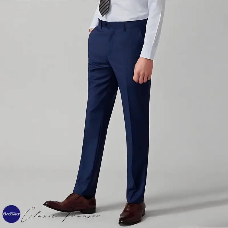 8MOIWEAR Celana Formal Pria Slimfit Panjang Kantor Pria Slimfit 4