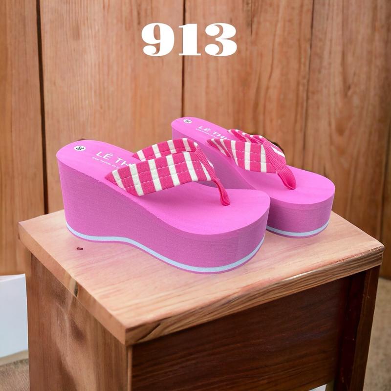 Dép xốp  nữ quai kẹp  màu Hồng  Lê Thịnh DéP 