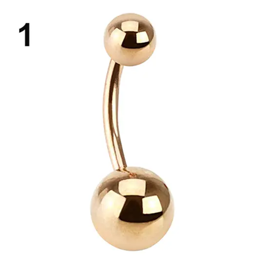 Khuyên Rốn Bóng Thép Không Gỉ, Khuyên Rốn Bụng Thanh Tạ, Khuyên Cơ Thể, Khuyên Rốn, [ĐIỀU TRA] 8