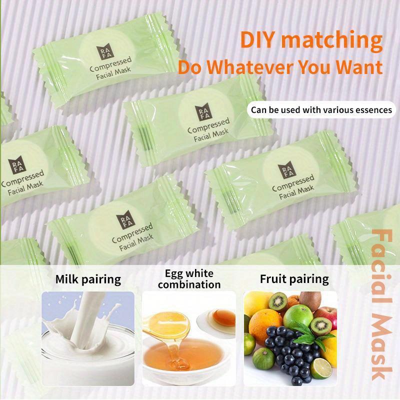 Product Introduction of Mặt Nạ Dùng Một Lần Không Mùi, 50 Gói, Khăn Lụa Nén Không Chứa Cồn, Thích Hợp Cho Mọi Loại Da, Dưỡng Ẩm, Dụng Cụ Chăm Sóc Da Mặt Skincare Nữ Làm Đẹp Da Women Cosmetics Dưỡng Ẩm Da 1