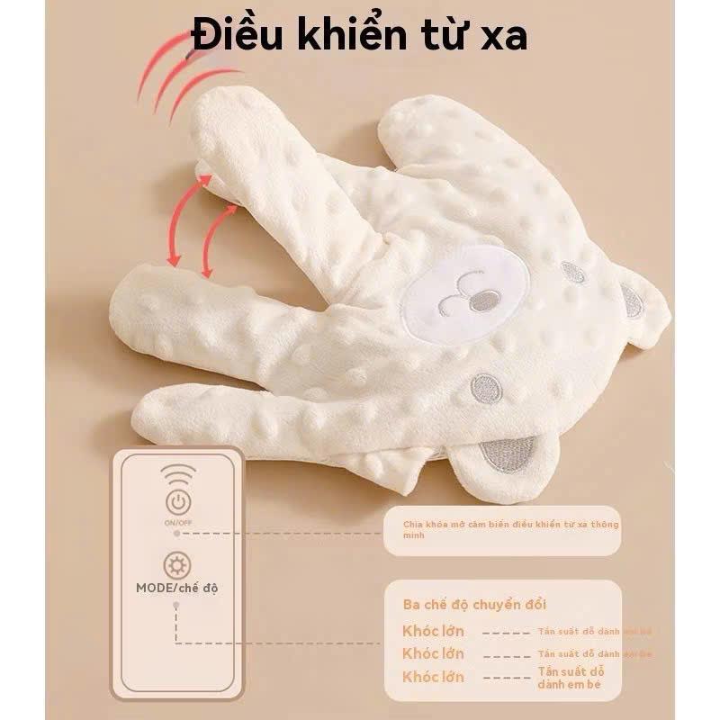 ( SẢN PHẨM HOT ) Bàn Tay Ru Ngủ Tự Động Cho Bé. Gối Điều Khiển Động Cơ Vỗ Bé Cho Bé - Cho Bé gấu vỗ bé ngủ  Voi