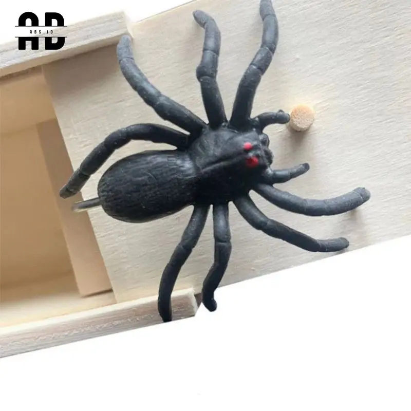 ABS - Mainan Surprise Box - Spider Box Prank - Kotak Keluar Laba-Laba - Kotak Prank - Kotak Kaget - Sword Magic Anak Hadiah Toys 1