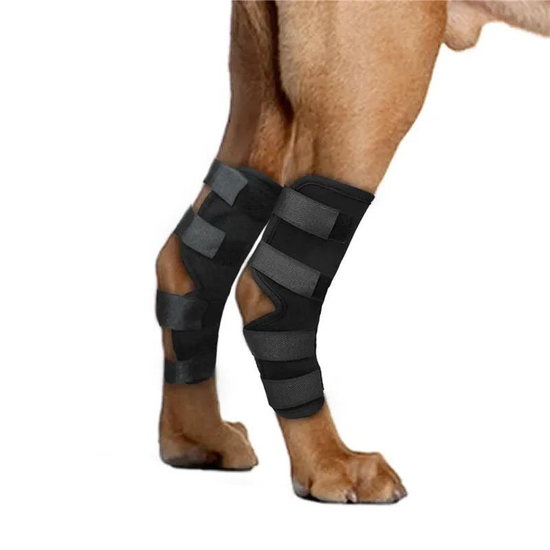 Product Introduction of 1Pair Pet Knee Pads Support Brace for Leg Hock Joint Wrap Injury Recover Legs Dog Protector Protects Bandage 18