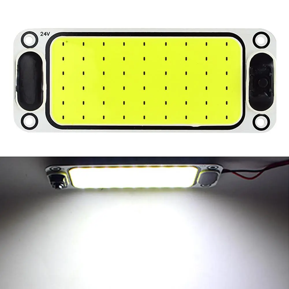 Đèn COB nội thất ô tô xe tải, 54LED, Đèn LED, Siêu sáng, Trắng lạnh, Thích hợp cho thuyền, Bóng đèn đọc sách, Xe, 15cm x 6cm, Điện áp 12-24V, # 434928