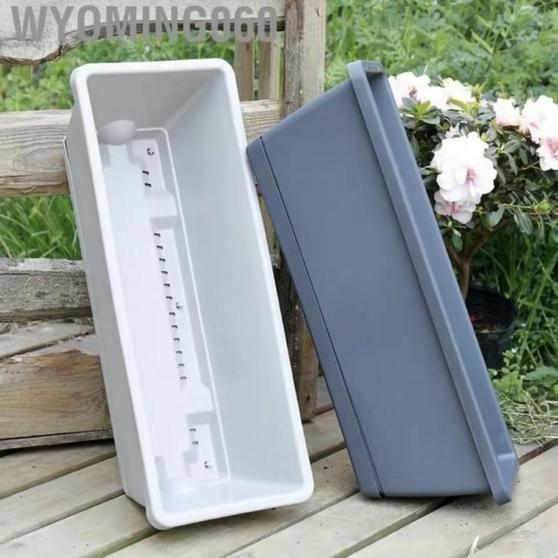 Product Introduction of Chậu nhựa trồng rau trồng hoa cây cảnh thông minh hình chữ nhật 48x20x16cm tiện ích 20