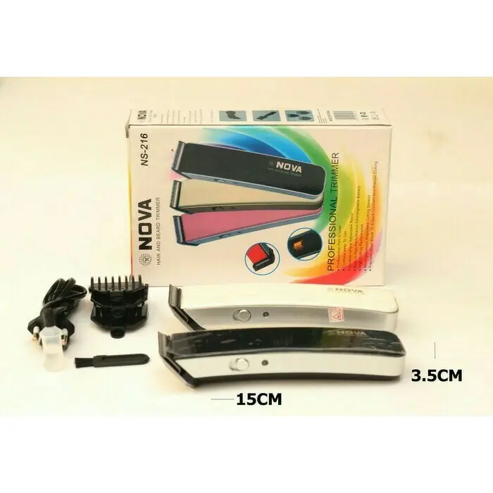 Promo TERLARIS Alat Mesin Cukuran Cukur Pangkas Potong NOVA 216 Rambut Portable Nova NHC-216 Bayi Dewasa Anak 1