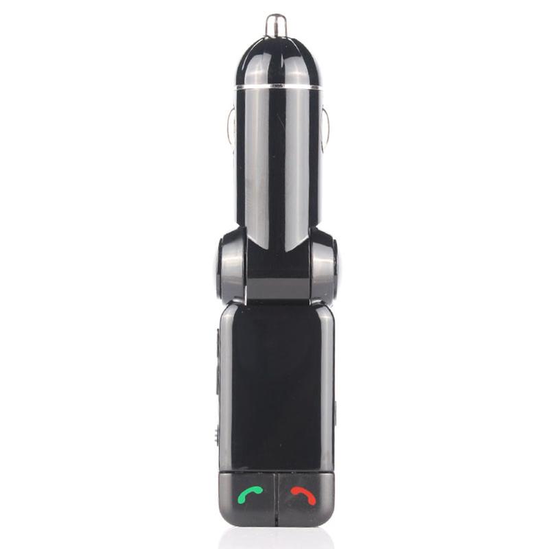 Product Introduction of Car Bluetooth-compatible fm transmitter car kit Hands Free mp3 player wireless radio AUX car charger USB SD 6