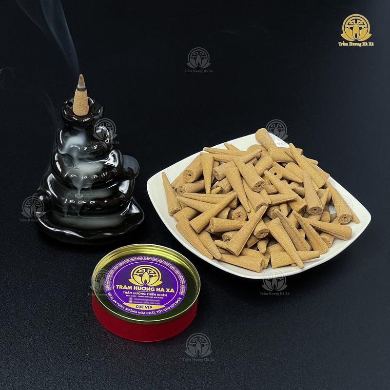 Nhang nụ trầm hương sạch thơm dịu của nhà Trầm Hương Hà Xá 7