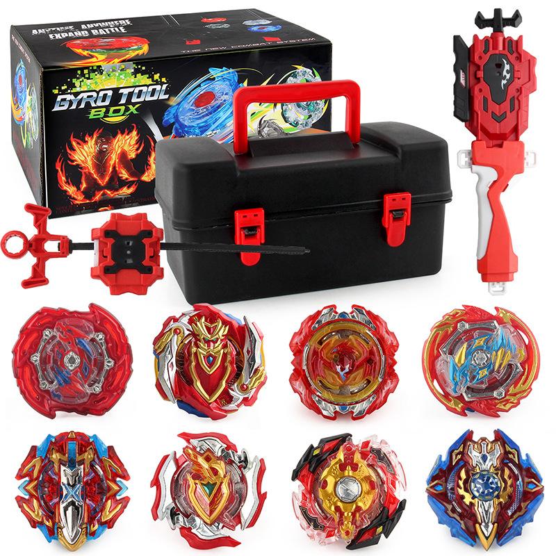 Beyblade Rambut Merah Kotak Alat Mainan Beyblade, Jy881-02 MAGIK MERAH Kombo 8 Sat - TikTok ...