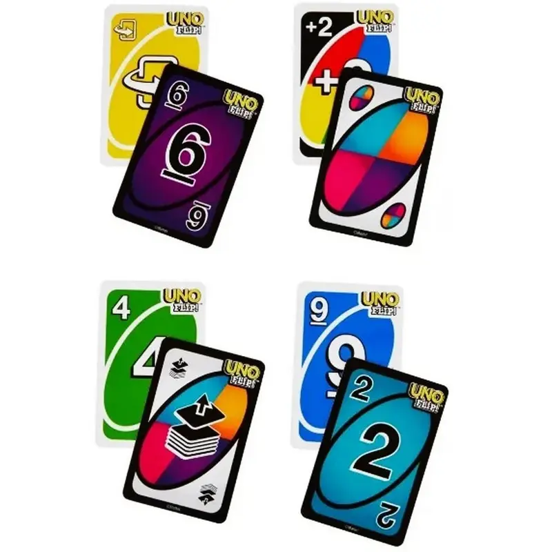 UNO FLIP Set Kartu Unno Card Game Mainan Kartu UNO Flip 2