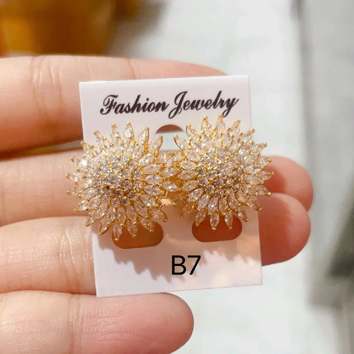 Anting cantik lapis emas B7 awet terlaris