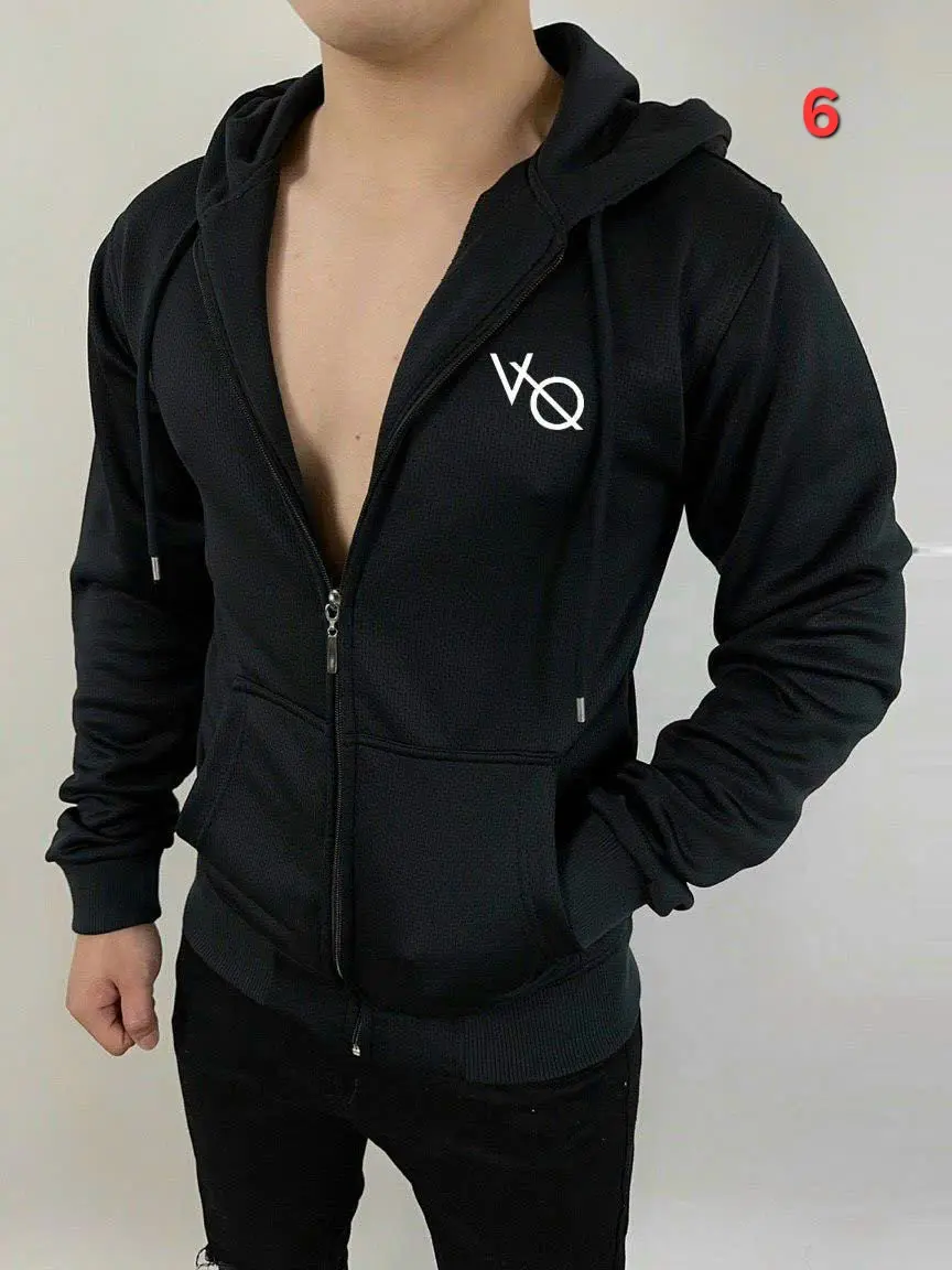 Áo Khoác Gym Thun Có Nón Chống Nắng Thời Trang