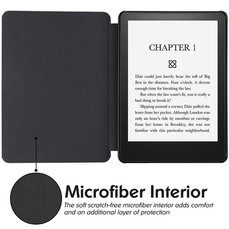 Product Introduction of Professional PU Leather 6 inch e-Reader Case Auto Sleep/Wake Funda Smart Folio Cover Shockproof Colorful C2V2L3 Protective Shell for Kindle 11th Generation 2022 15